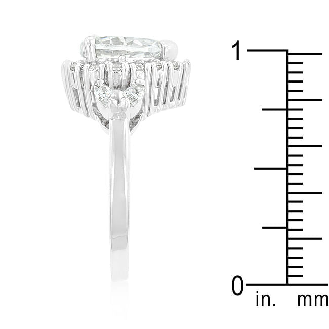 Heart Halo Engagement Ring-3