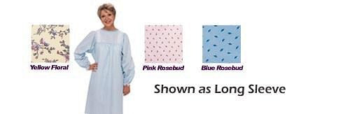 Ladylace Reusable Gown Yellow Floral Long Sleeves-0