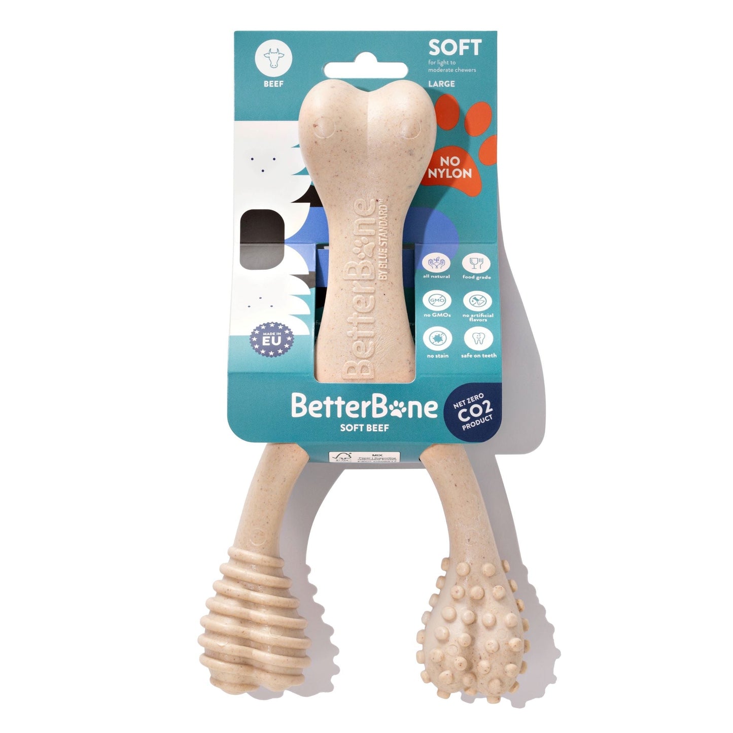 SOFT Durability CHEW TOY: Perfect Natural Chew for Teething Puppies, Senior Dogs & Gentle Chewers | Natural, Eco-Friendly, Non-Toxic