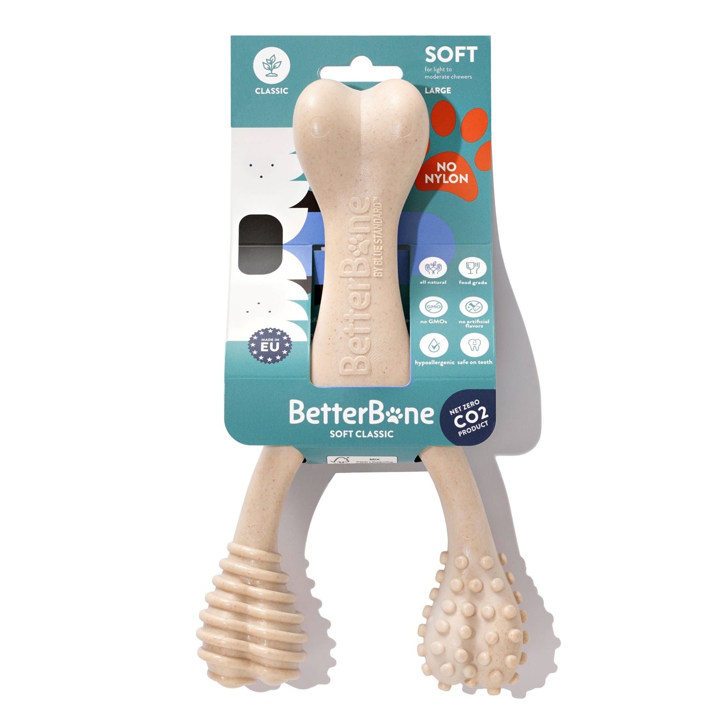 SOFT Durability CHEW TOY: Perfect Natural Chew for Teething Puppies, Senior Dogs & Gentle Chewers | Natural, Eco-Friendly, Non-Toxic