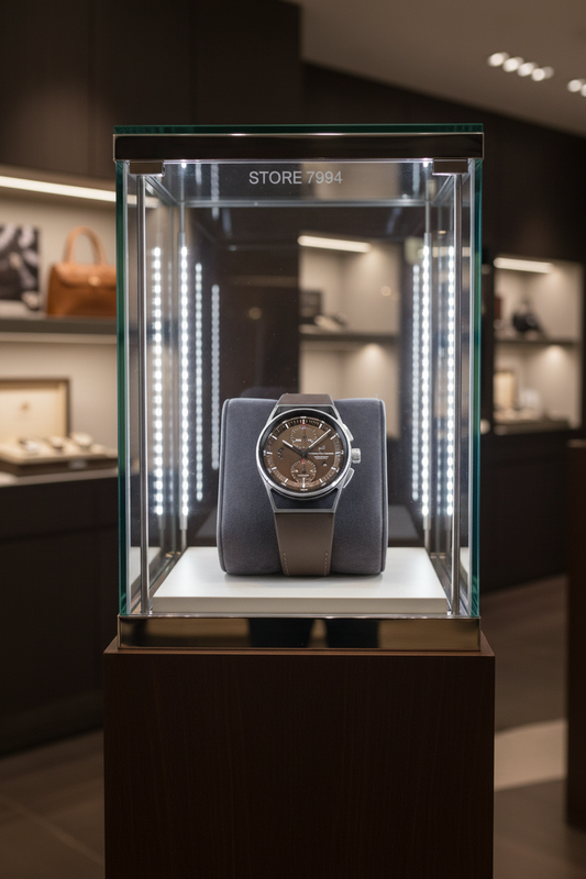 PORSCHE DESIGN 1919 brown Chronotimer Flyback Automatic Timepiece
