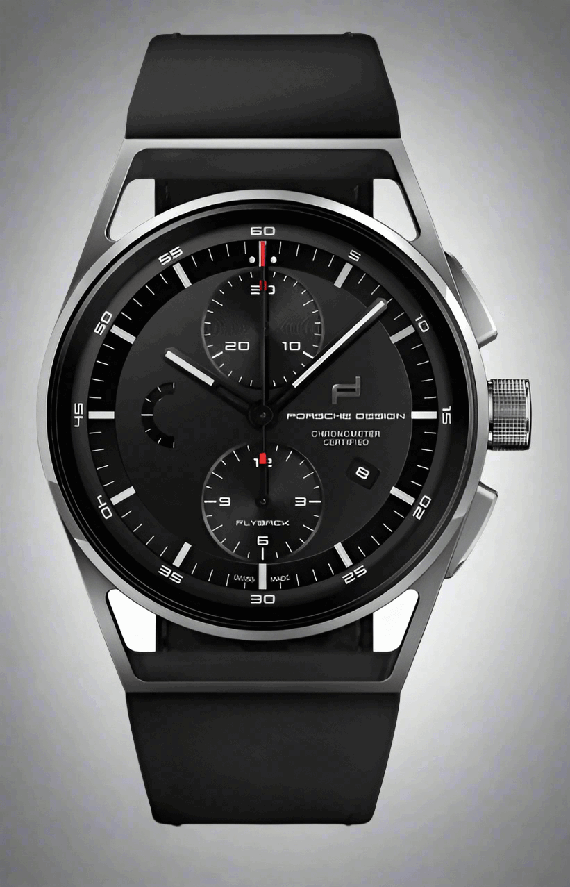 PORSCHE DESIGN black 1919 Chronotimer Flyback Automatic Timepiece