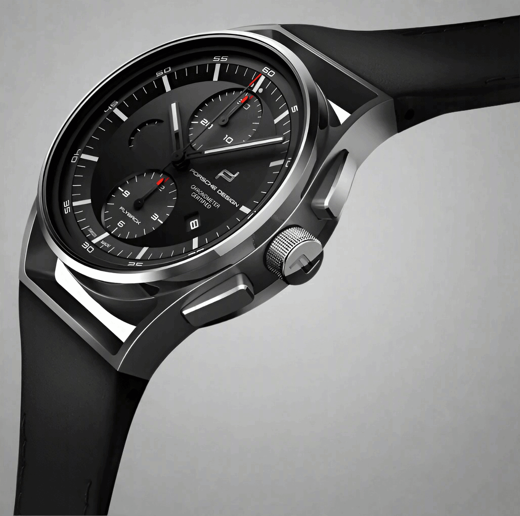 PORSCHE DESIGN black 1919 Chronotimer Flyback Automatic Timepiece