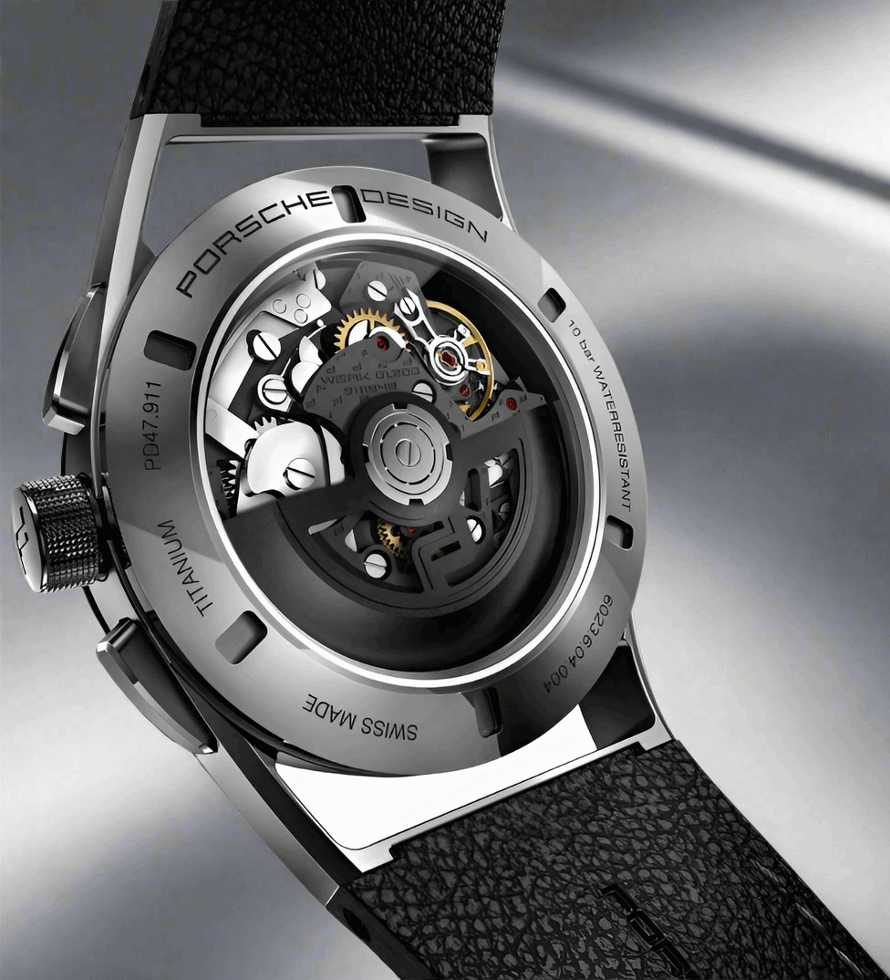 PORSCHE DESIGN black 1919 Chronotimer Flyback Automatic Timepiece