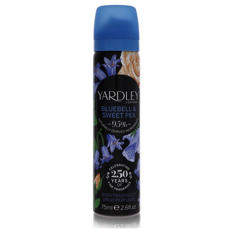 Yardley Bluebell & Sweet Pea by Yardley London - Body Fragrance Spray 2.6 oz
