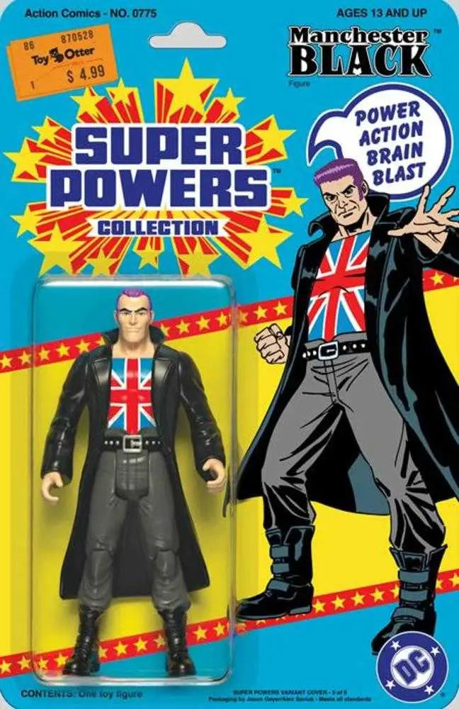 Manchester Black action figure from Action Comics facsimile edition cover by Jason Geyer