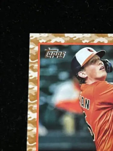 ADLEY RUTSCHMAN 2023 Topps Update US180 Memorial Day Camo Rookie Debut RC #/25 card