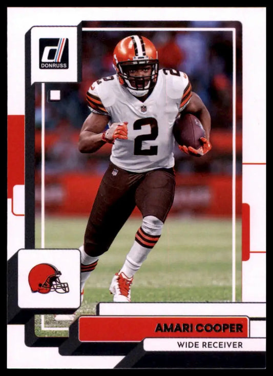 Amari Cooper football card from 2022 Donruss Cleveland Browns product