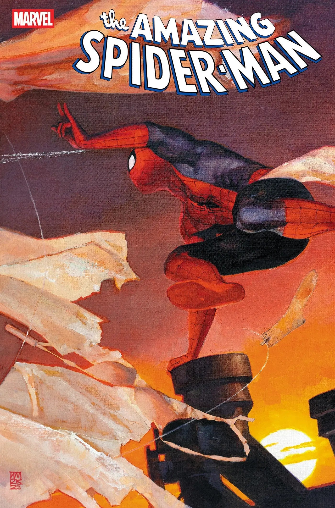 Spider-Man comic book cover featuring Amazing Spider-Man #3 Alex Maleev Variant artwork