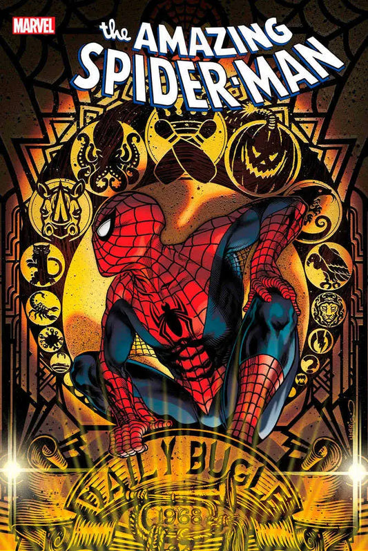 Spider-Man in classic red and blue costume from Amazing Spider-Man #51 Tony Harris Variant