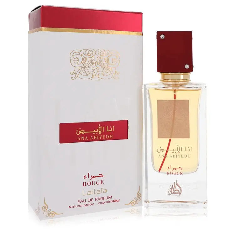 Ana Abiyedh I Am White Rouge by Lattafa - Eau De Parfum Spray (Unisex) 2 oz - Women / Medium - Eau De Parfum Spray