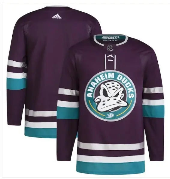 Anaheim Ducks 30th Anniversary Primegreen Authentic Purple Hockey Jersey