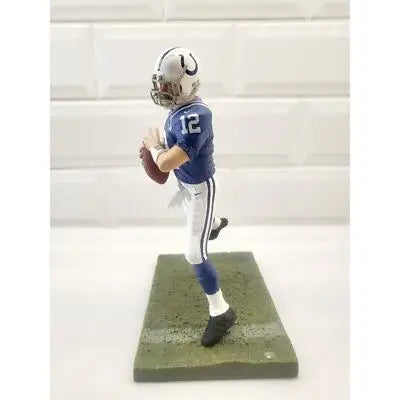 Football player figurine from McFarlane NFL Series 30 featuring Andrew Luck Indianapolis Colts