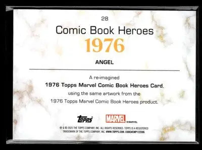 ? Angel — 2025 Topps Marvel 1975 Golden Anniversary #28 ?
