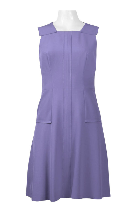 LAST ONE, SIZE 4, Anne Klein Uniformed Chicory Day Dress, ONLY XS  Available, Women's Apparel Office, Casual Clothing