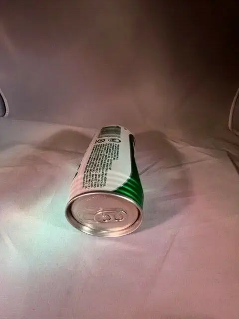 Green and white Antarctica Soda Limonada 12oz aluminum can ready to refresh