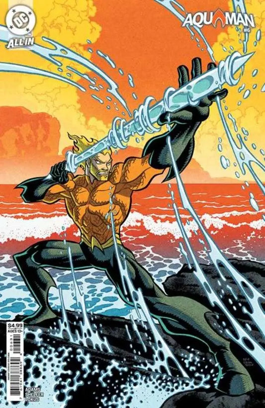 Aquaman comic book cover featuring Dark Tide and Cover C Afu Card Stock Variant