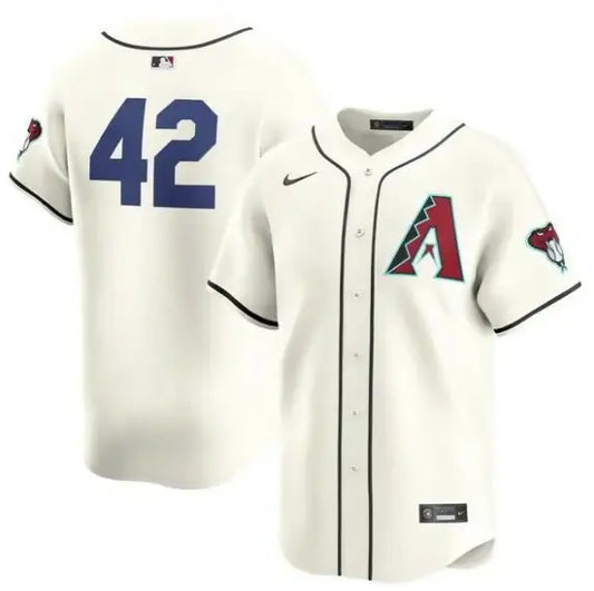 Arizona Diamondbacks Nike 2024 Jackie Robinson Day Home Limited White Baseball Jersey