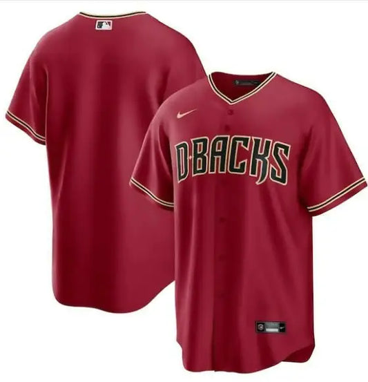 Maroon Arizona Diamondbacks Nike Alternate Replica Team Jersey displayed in product image