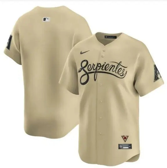 Tan Arizona Diamondbacks Nike City Connect Limited Custom Baseball Jersey
