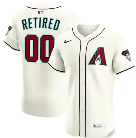 Cream-colored Arizona Diamondbacks Nike Home Elite Pick-A-Player Retired Roster Jersey