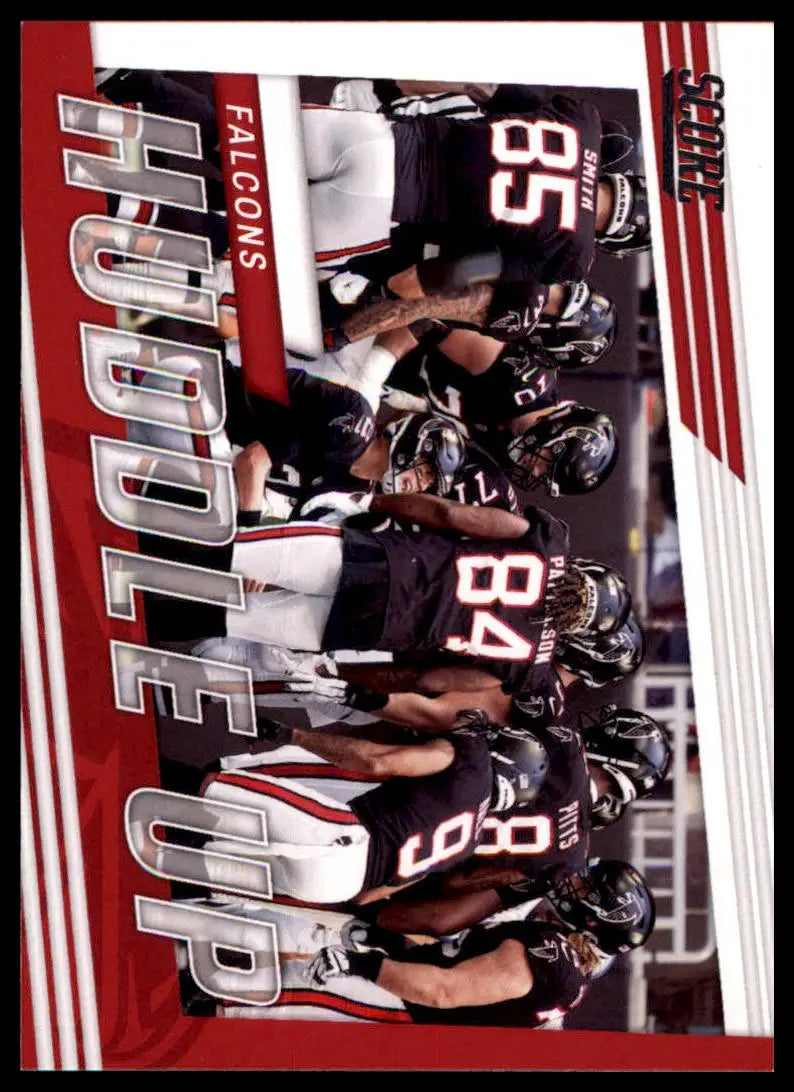 Atlanta Falcons football card from the 2022 Score Huddle Up series