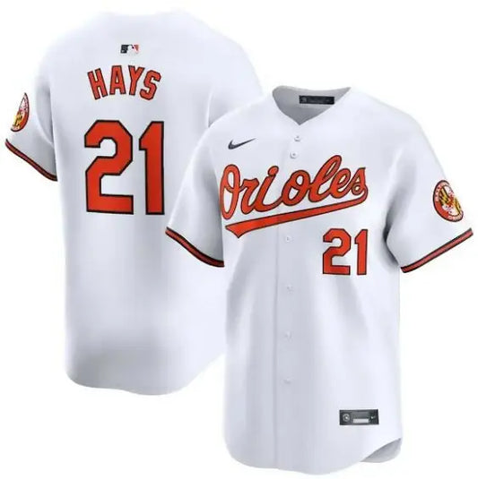 White Austin Hays Baltimore Orioles Nike Home Limited Player Jersey for baseball