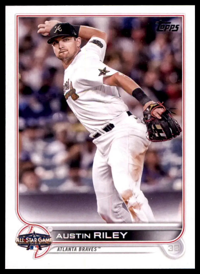 Baseball card of Austin Riley from Topps Update 2022 MLB All-Star Game series