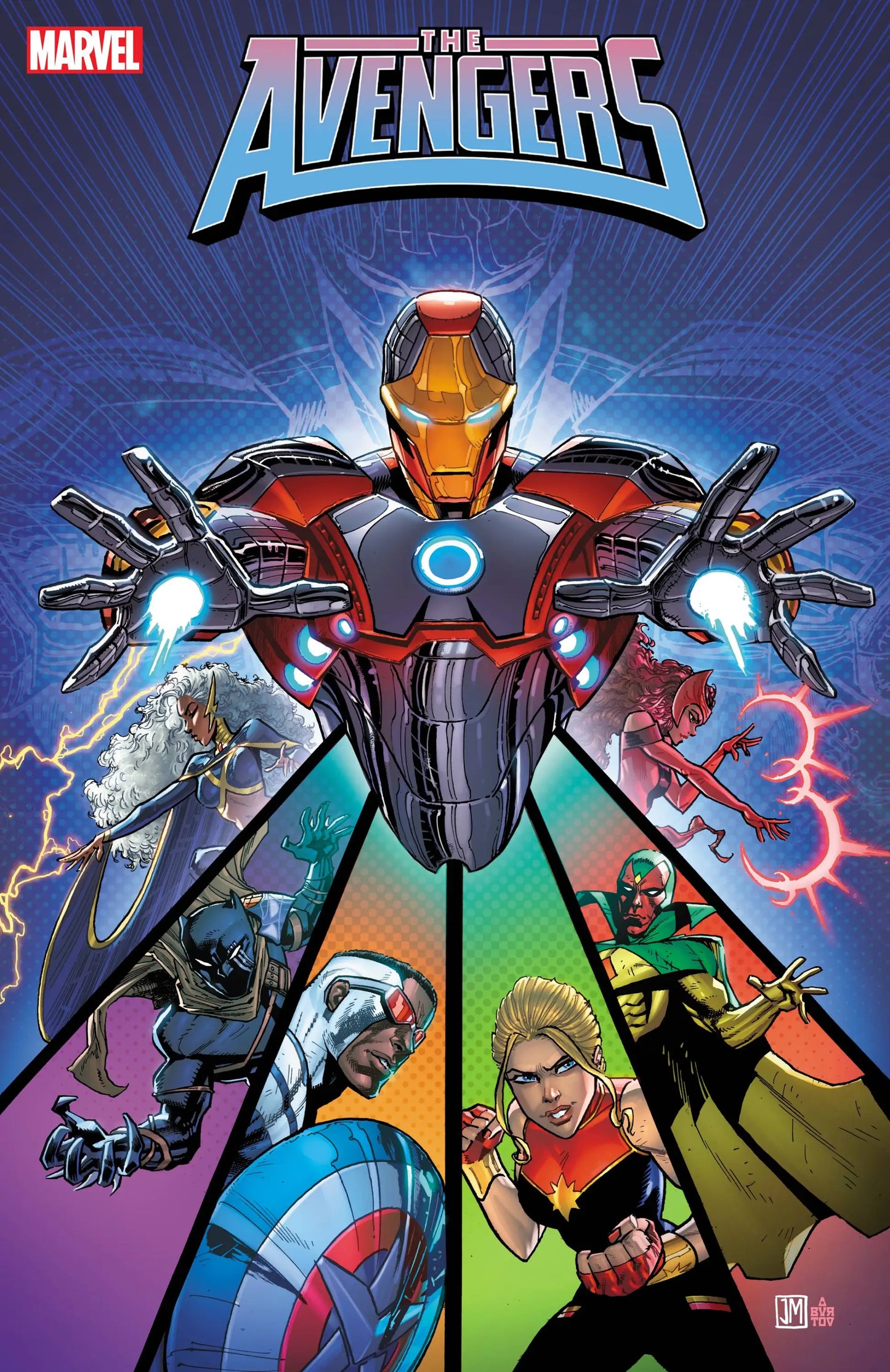 Avengers Comic Book Cover featuring Justin Mason VAR for Casino Story Arc