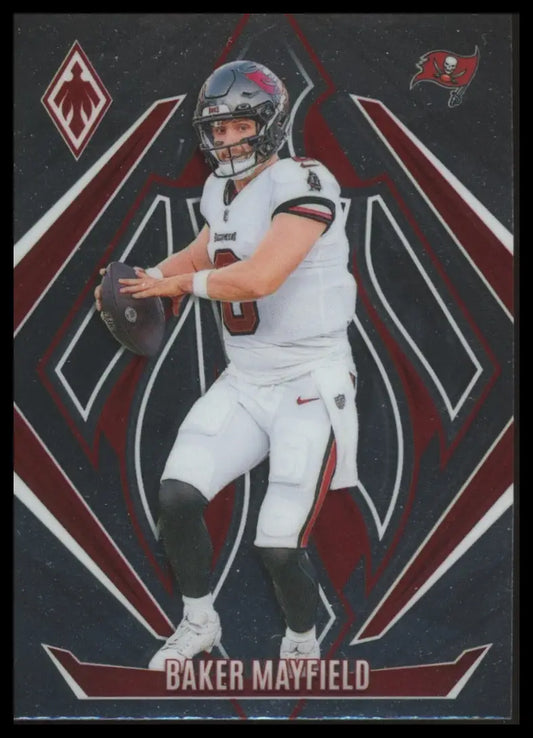 Baker Mayfield football trading card from Panini Phoenix 2024 Tampa Bay Buccaneers