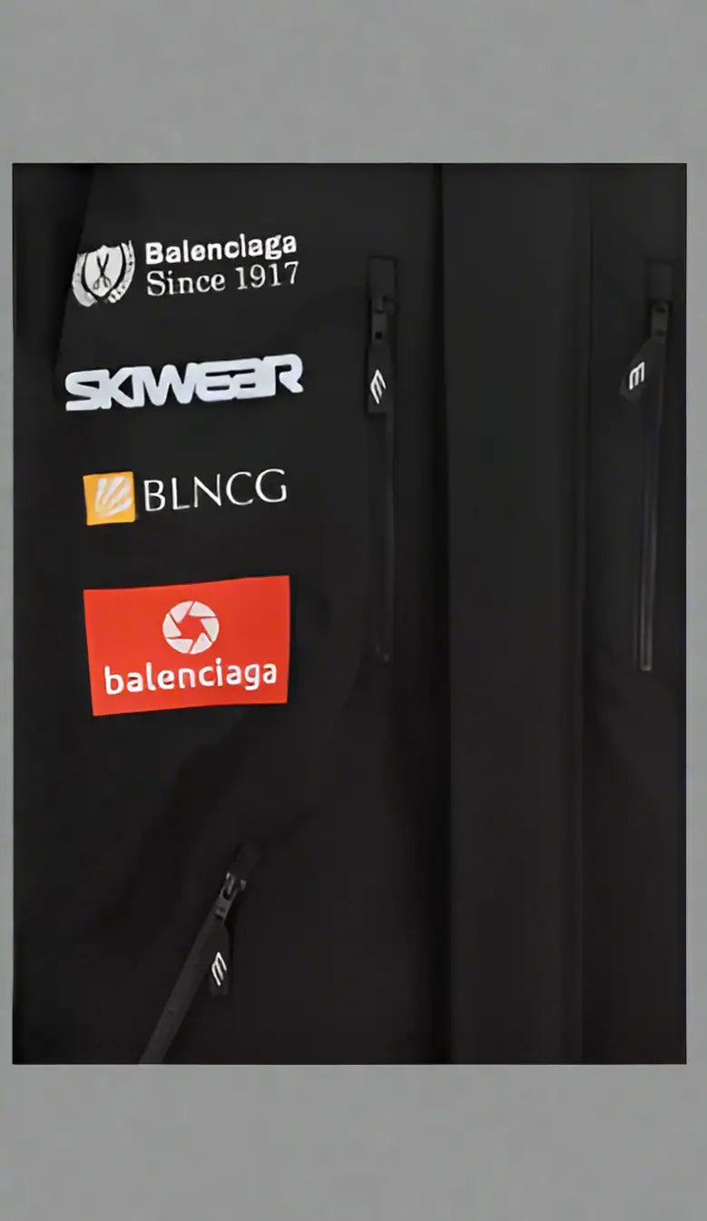 BALENCIAGA men’s black SKI PARKA JACKET ITALY - IT50| L - Parka Jacket