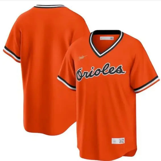 Orange Orioles baseball jersey from Baltimore Orioles Nike Alternate Cooperstown Collection