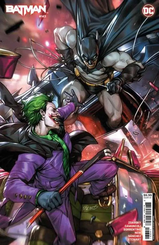 Dynamic Batman #143 cover with Joker in action, perfect for trading cards collectors