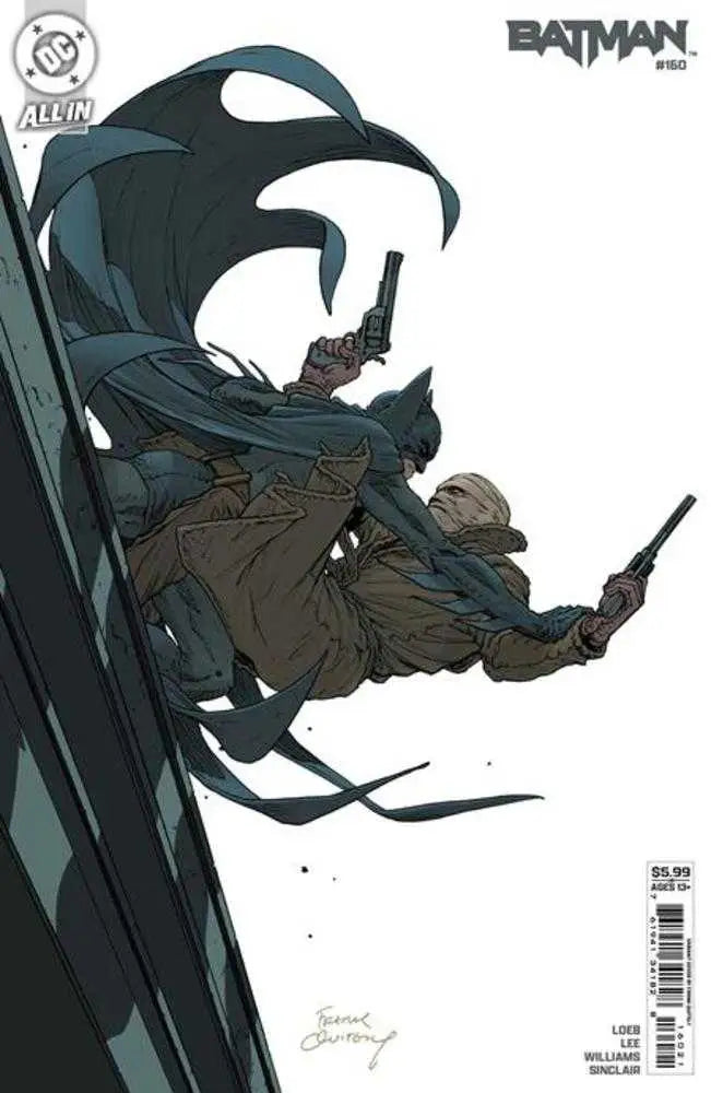 Batman comic book cover B Frank Quitely Card Stock Variant featuring artwork by Frank Quitely