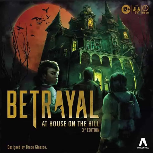Betrayal at House on the Hill 3rd Edition board game displayed on a table