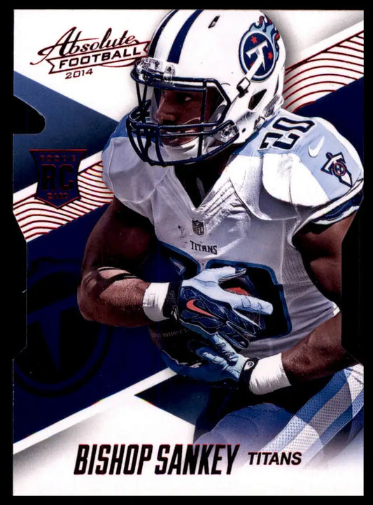 2014 Panini Absolute Bishop Sankey Titans rookie trading card displayed in product listing