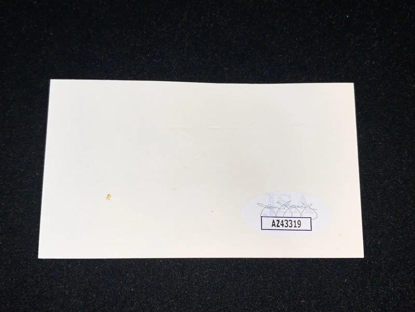 Rectangular white business card with Bob Watson signed Houston Astros GM details