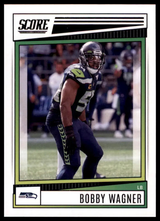 Bobby Wagner football card from 2022 Score series featuring Seattle Seahawks player