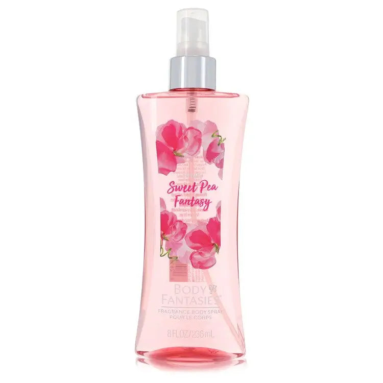 Body Fantasies Signature Pink Sweet Pea Fantasy by Parfums De Coeur - Body Spray 8 oz - Women / Medium - Body Spray 8 oz