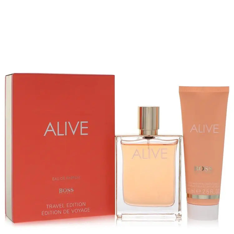 Hugo Boss Boss Alive Eau de Parfum travel gift set with lotion for women