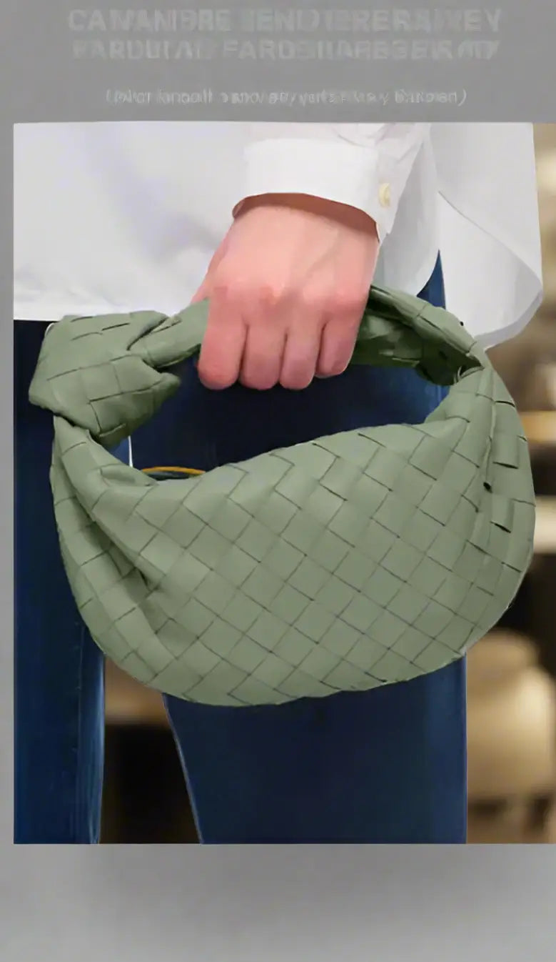 Bottega Veneta GRAY LEATHER HANDBAG - Handbags