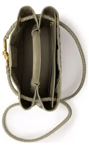 Bottega Veneta GREEN LEATHER HANDBAG - Handbags