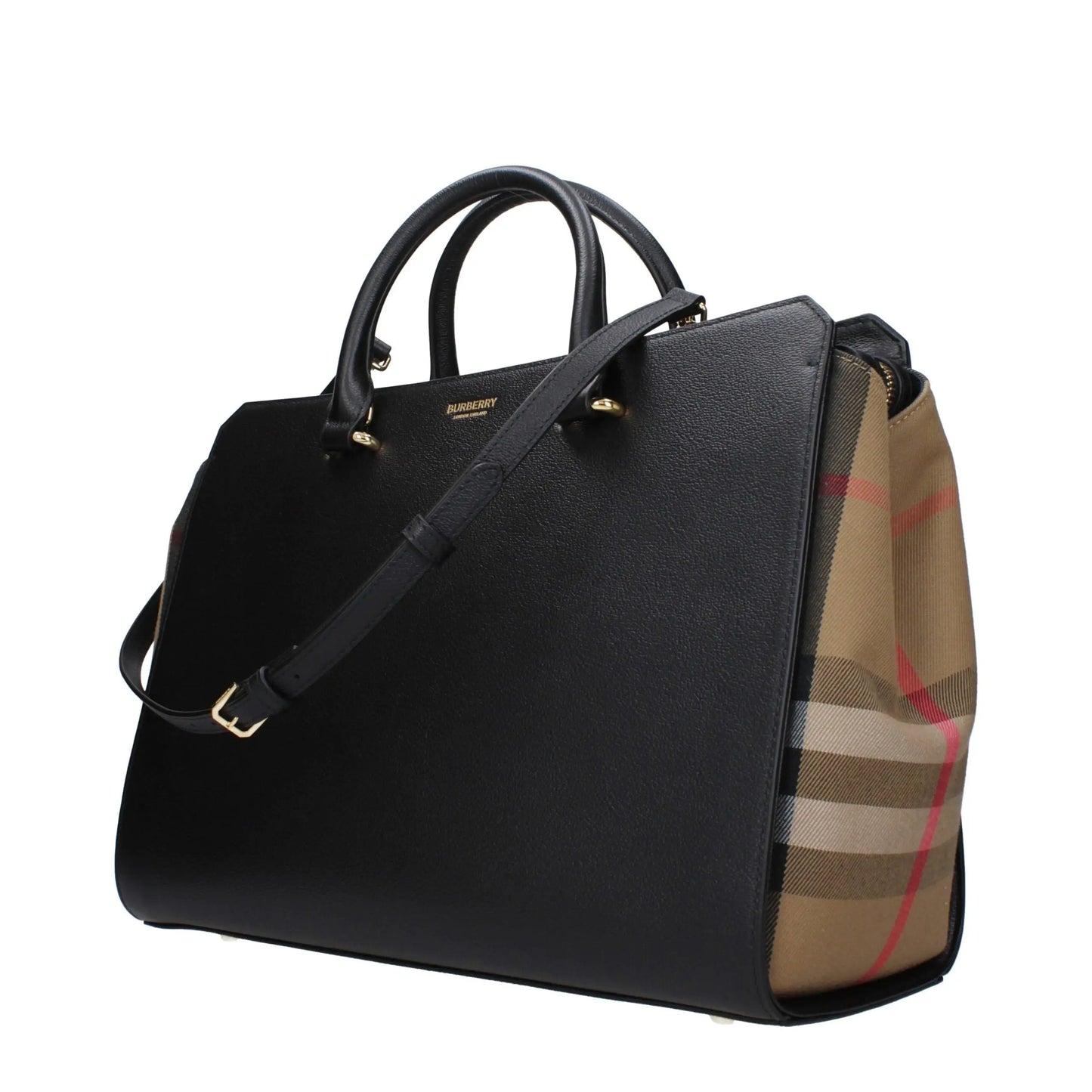 Burberry Black Leather Handbag - Handbag