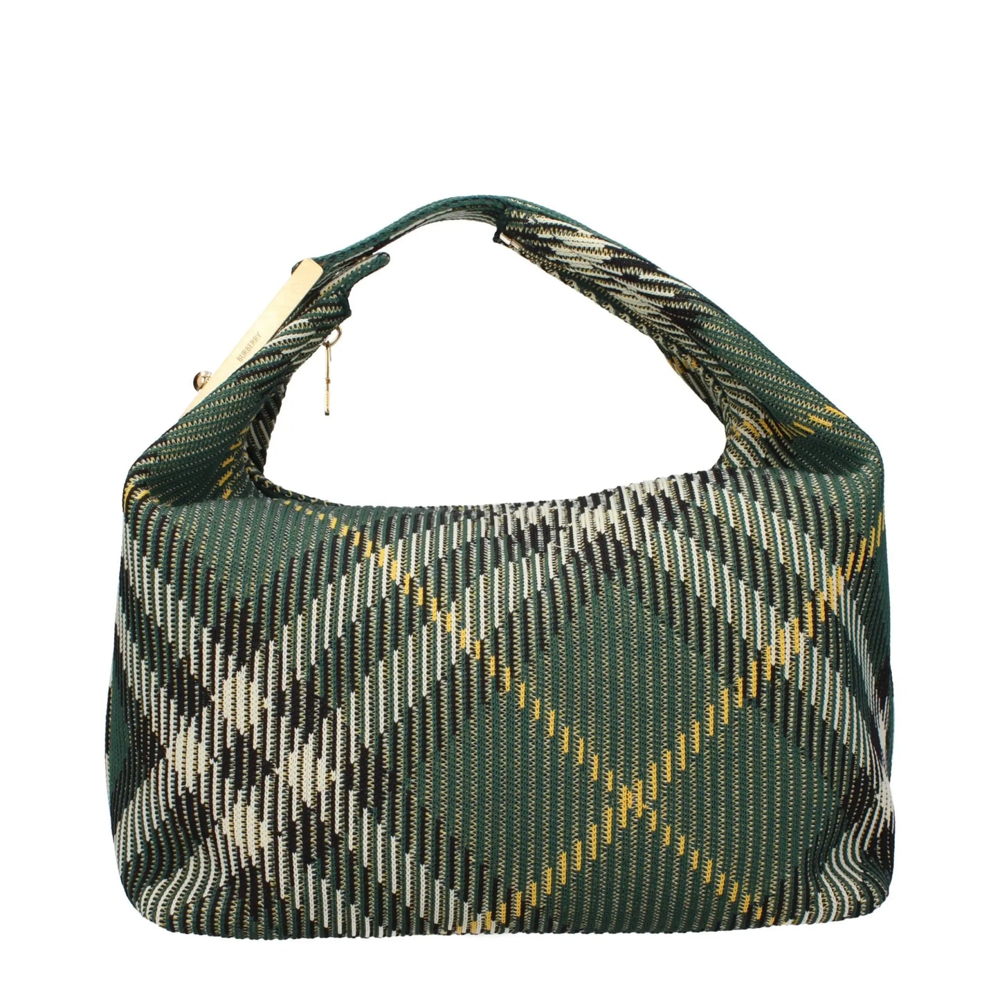 Burberry Green Fabric Handbag - Handbag
