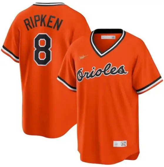 Orange Cal Ripken Jr. Baltimore Orioles Nike Alternate Cooperstown Collection jersey