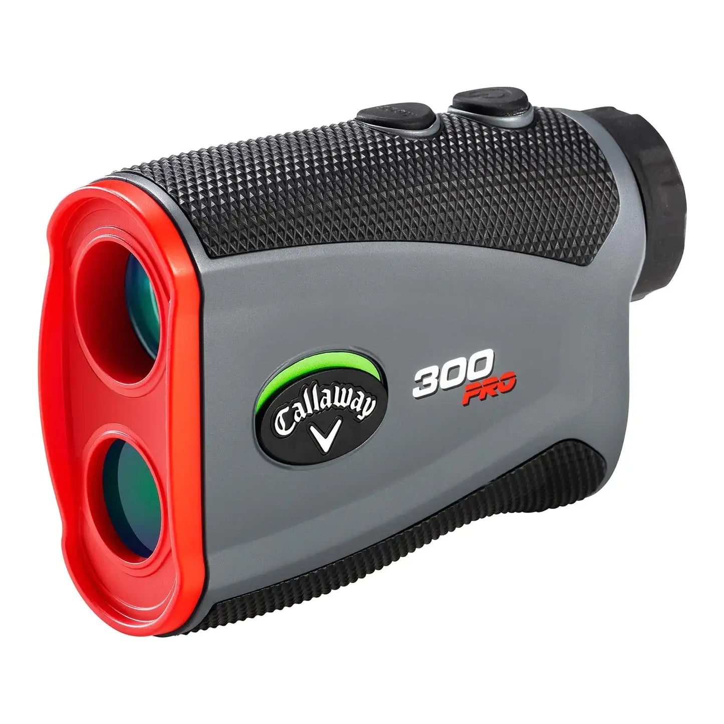 Gray and red Callaway Golf 300 Pro Slope Laser Rangefinder with pro laser and pulse feature