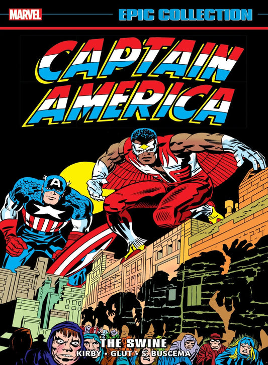 Captain America comic book cover from Captain America Epic Collection The Swine