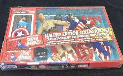 Captain America Legendary Marvel Super Heroes Collector Set with interchangeable parts