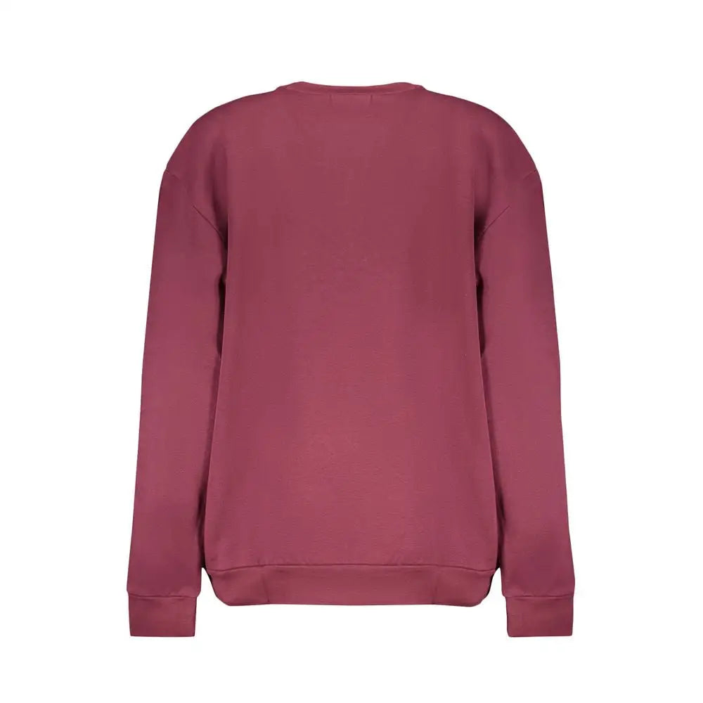 Cavalli Class Purple Cotton Sweatshirt