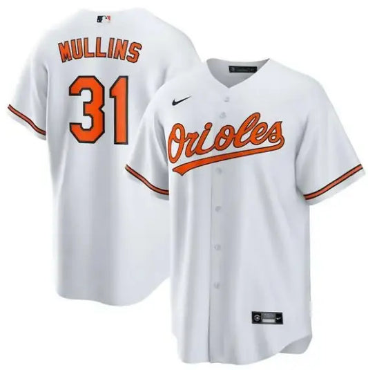White Orioles baseball jersey for Cedric Mullins Nike replica player merchandise